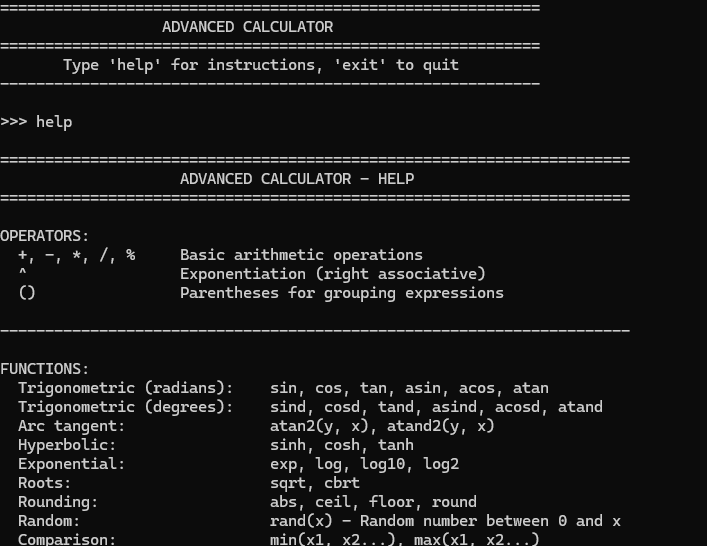 C++ calculator
